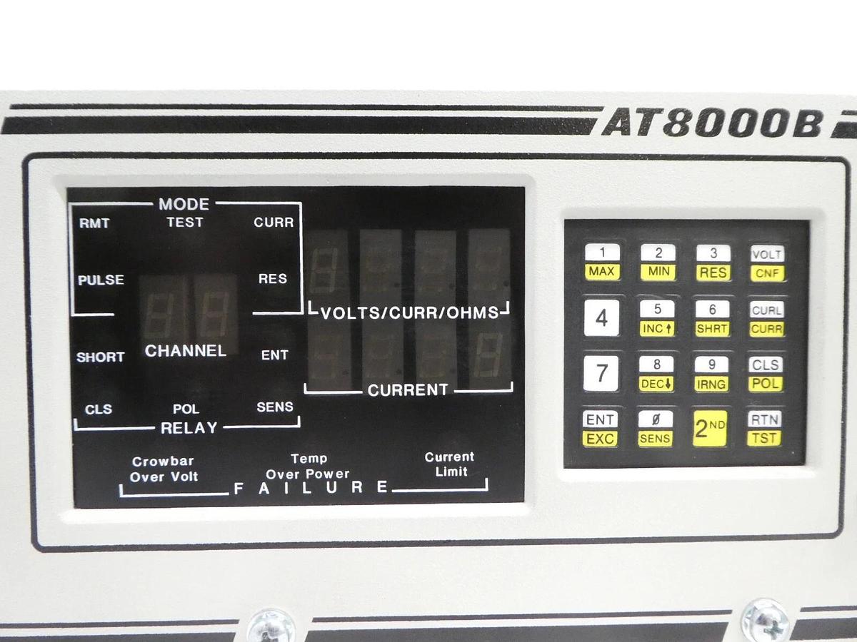 Used Elgar AT8B-01-04-01-02-4477 Programmable DC Power Supply System AT8000B Working