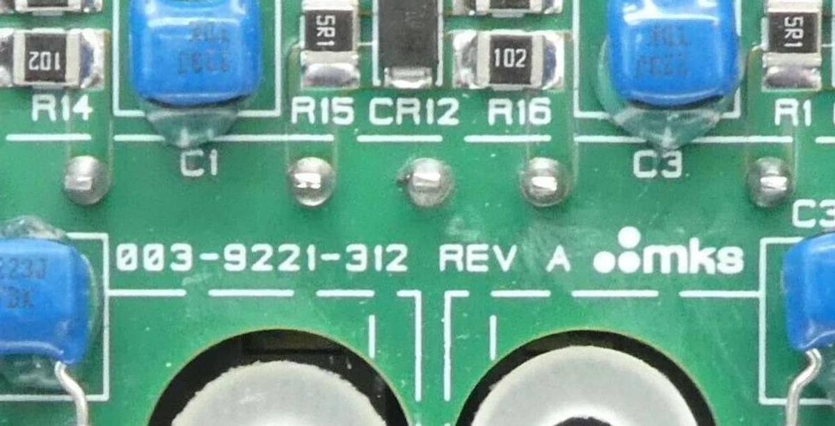 Used MKS Instruments 003-9221-312 RF Generator PCB 000-9221-312 Working Surplus