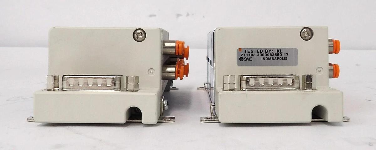 Used SMC VV100-DUS01729 9-Port Pneumatic Manifold Reseller Lot of 2 Working