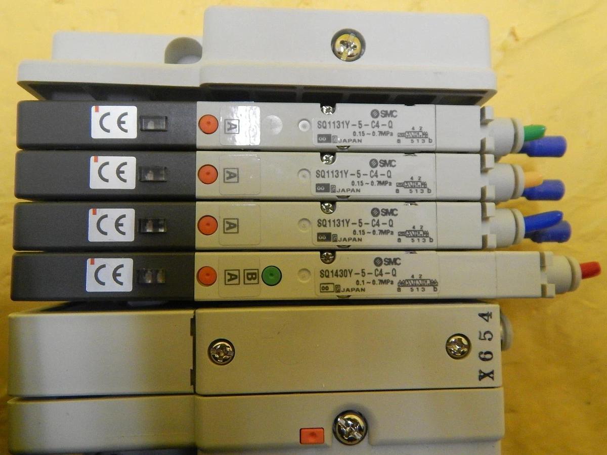 Used TEL Tokyo Electron VP/VI 4-Port Manifold SMC SQ1131Y-5-C4-Q PR300Z Used