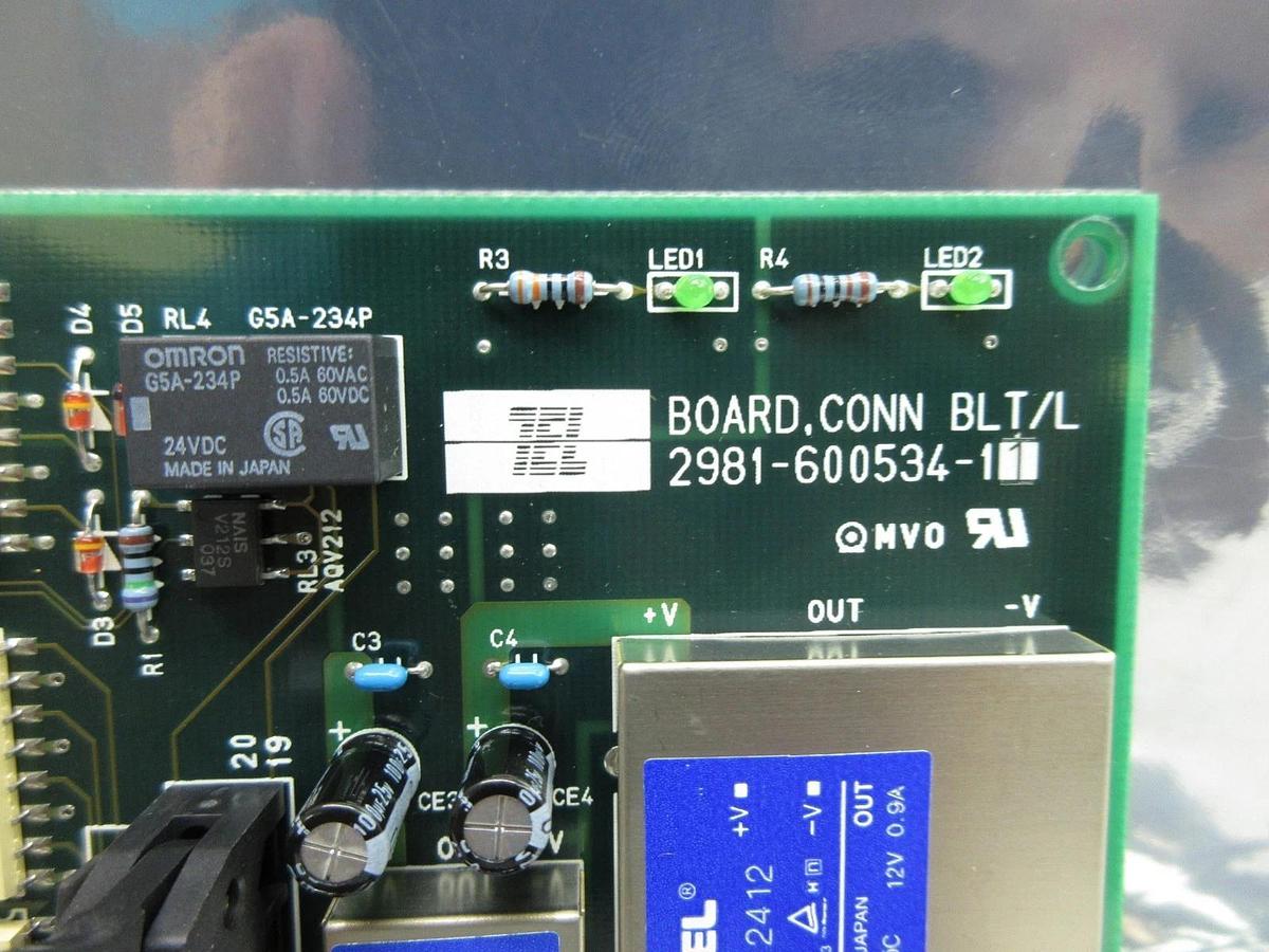 Used TEL Tokyo Electron 2981-600534-11 CONN BLT/L Board PCB 2908-600534-11 ACT12 Used