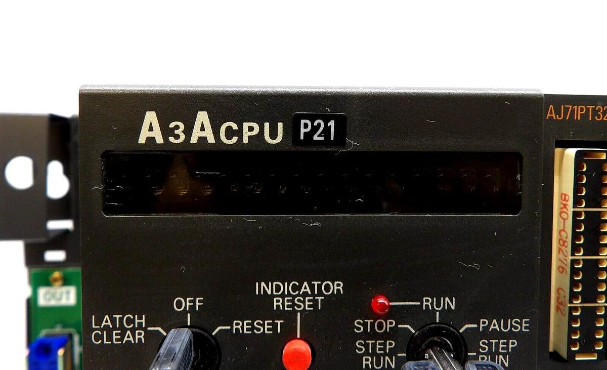 Used Mitsubishi A3Acpu Ax42 Programable Controller MELSEC Reseller Lot of 2 Working