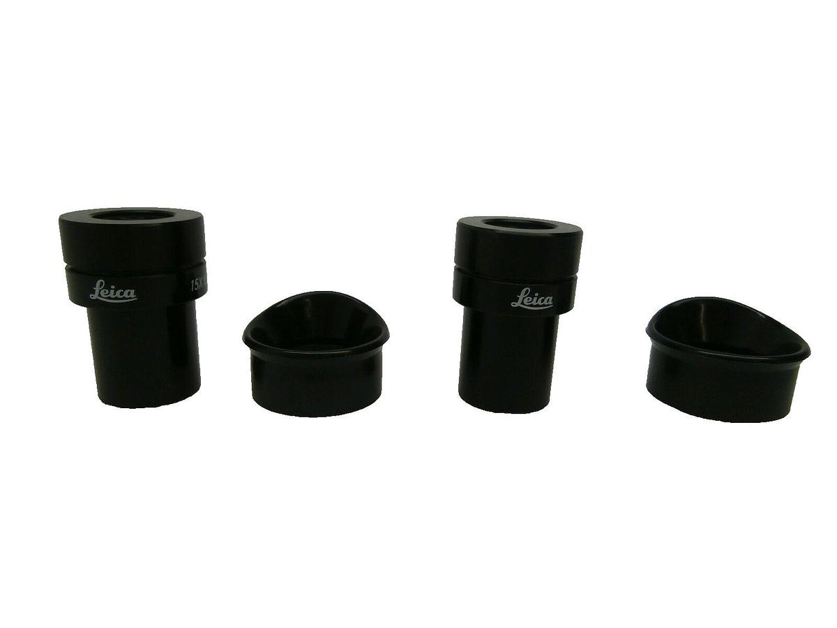 Leica 310564 15x W.F. Wide Field Microscope Eyepiece Set of 2 New Surplus