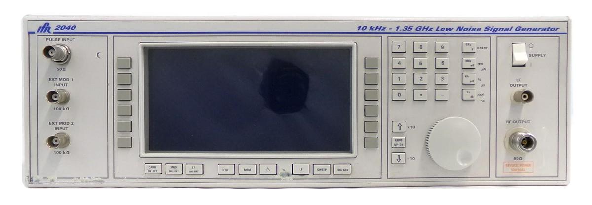Used IFR 2040 10khz-1.35Ghz Low Noise Signal Generator 9.15 with Option 2 Surplus