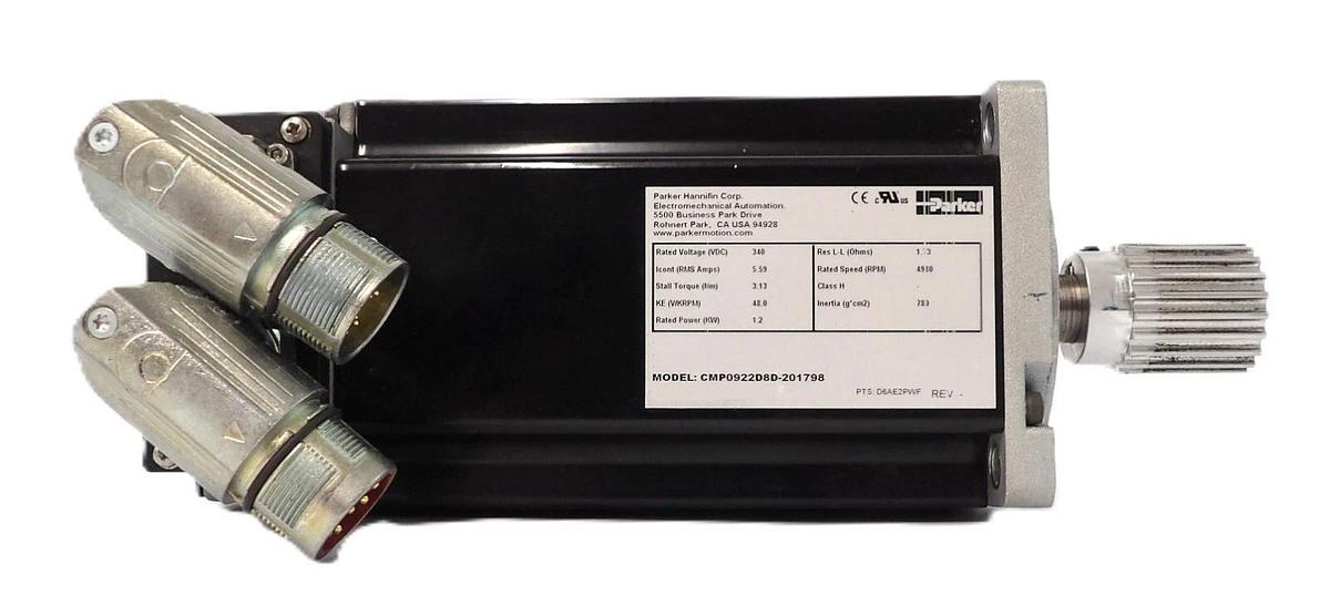 Used Parker Hannifin CMP0922D8D-201798 Industrial Robot Servo Motor Working Surplus