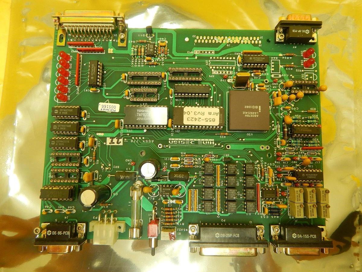 Used Hine Design 885-2423 Arm Control Board PCB 778-1I GaSonics Aura A-2000LL Used