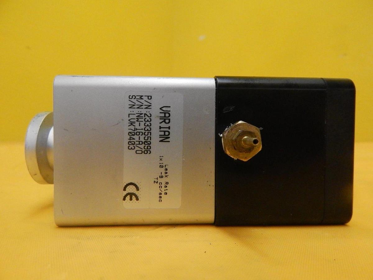 Used Varian 233355096 Pneumatic Vacuum Angle Valve NW-16-A/O VSEA Working Surplus