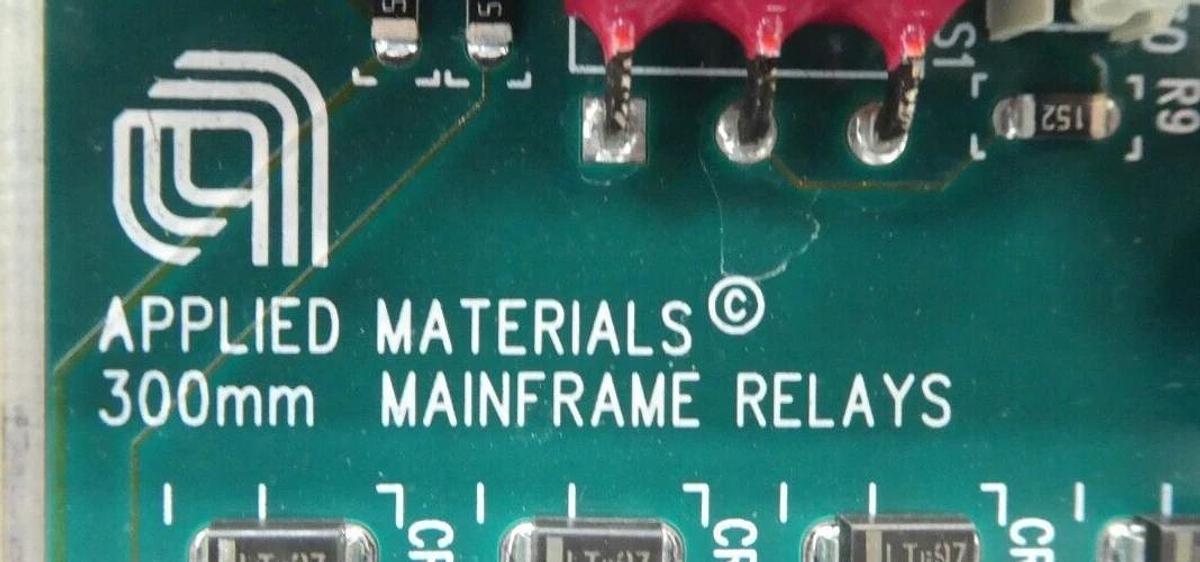 Used AMAT Applied Materials 0100-00637 300mm Mainframe Relays PCB Card Working Spare