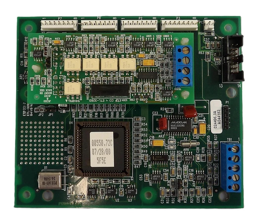Used Neslab Instruments 024496.3A Operator Interface Panel PCB Assembly Working