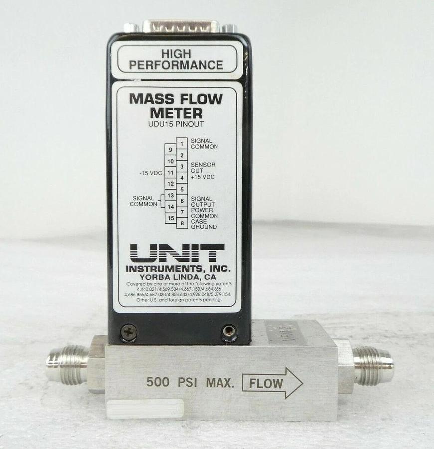Used UNIT Instruments 1100-100232 Mass Flow Meter UFM-1100 Reseller Lot of 3 Working