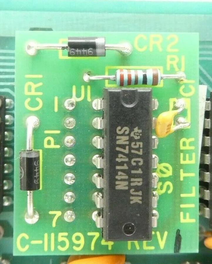 Used Varian Semiconductor F3898005 End Station Logic PCB Card Rev. A D-F3898001 Spare