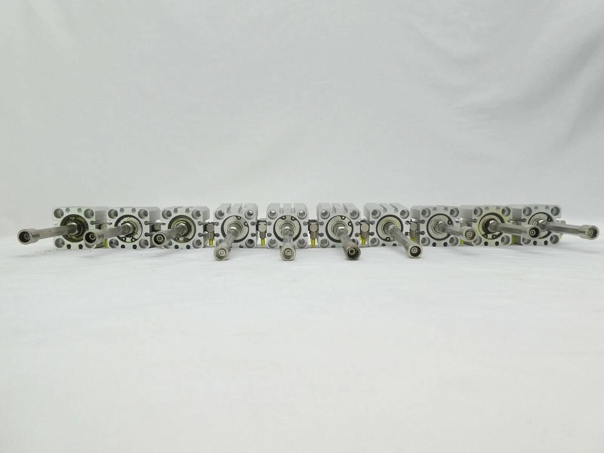 Used SMC CQSB25-15D Compact Cylinder CQS Reseller Lot of 10 TEL Lithius Working Spare