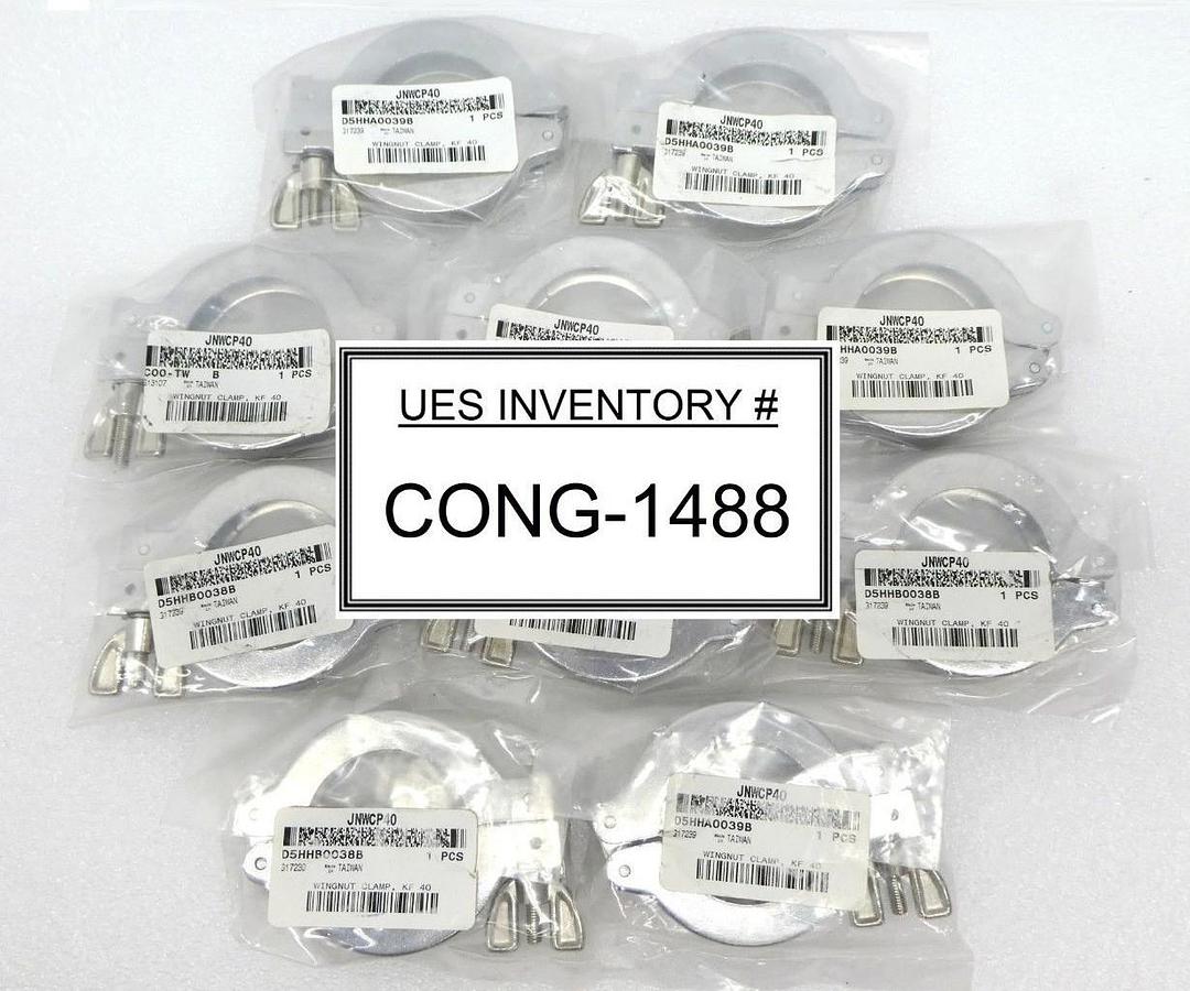 Used Swagelok JNWCP40 Vacuum Wingnut Clamp NW40 KF40 Reseller Lot of 10 New Surplus