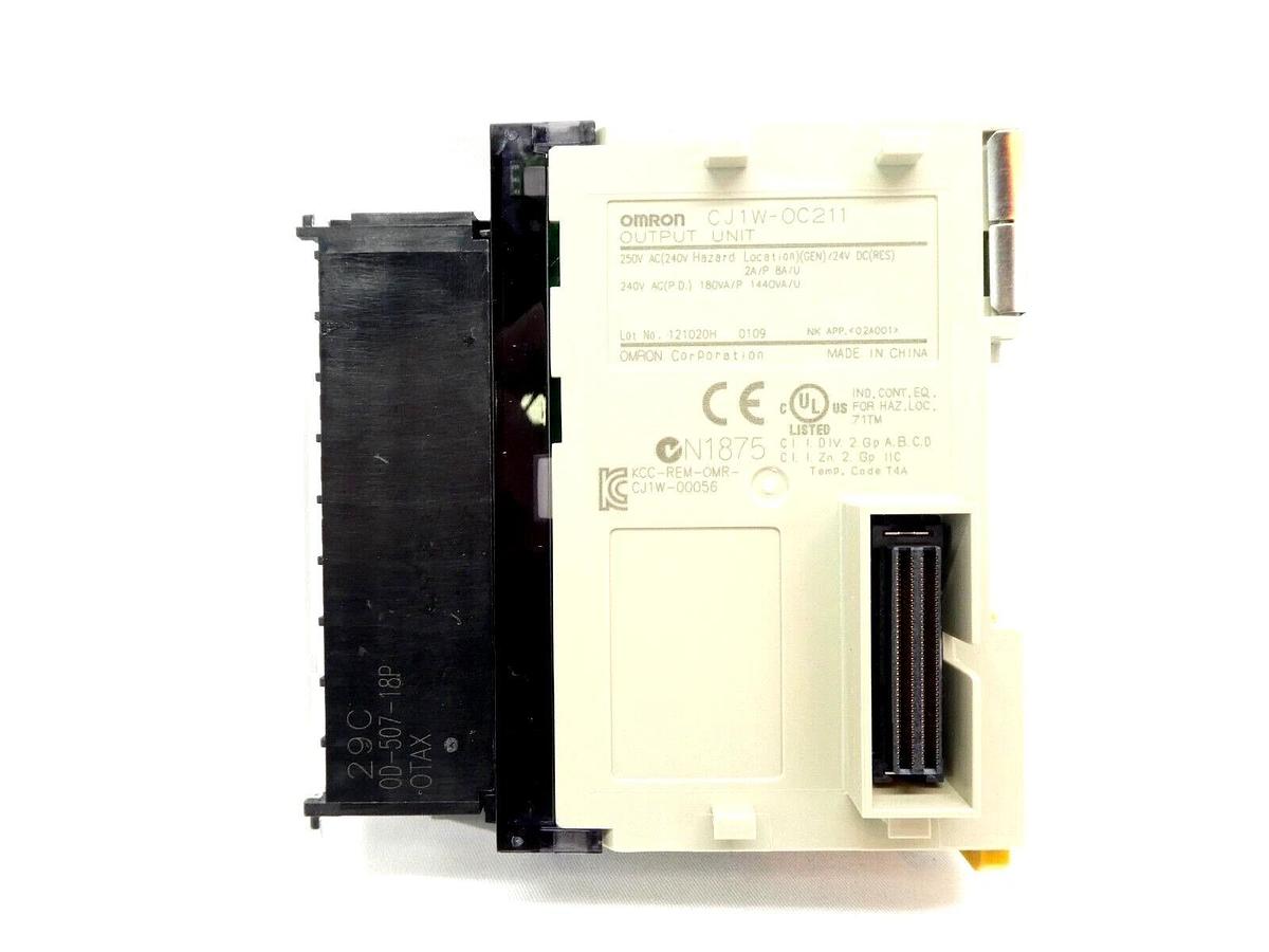 Used Omron SYSMAC Programmable Logic Controller PLC CJ2M-CPU33 CJ1W-PD025 CJ1W-ID211