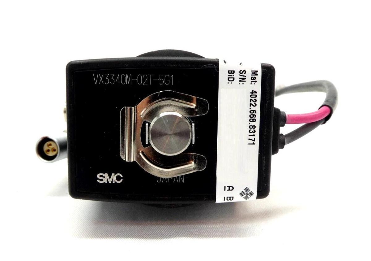 Used SMC VX3340-02T-5G1 3-Port Solenoid Valve ASM 4022-668-83171 Lot of 8 Working