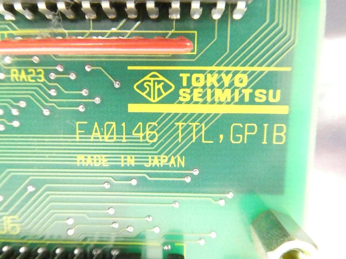 Used Tokyo Seimitsu FA0146 TTL, GPIB PCB Assembly UF300A Working Surplus