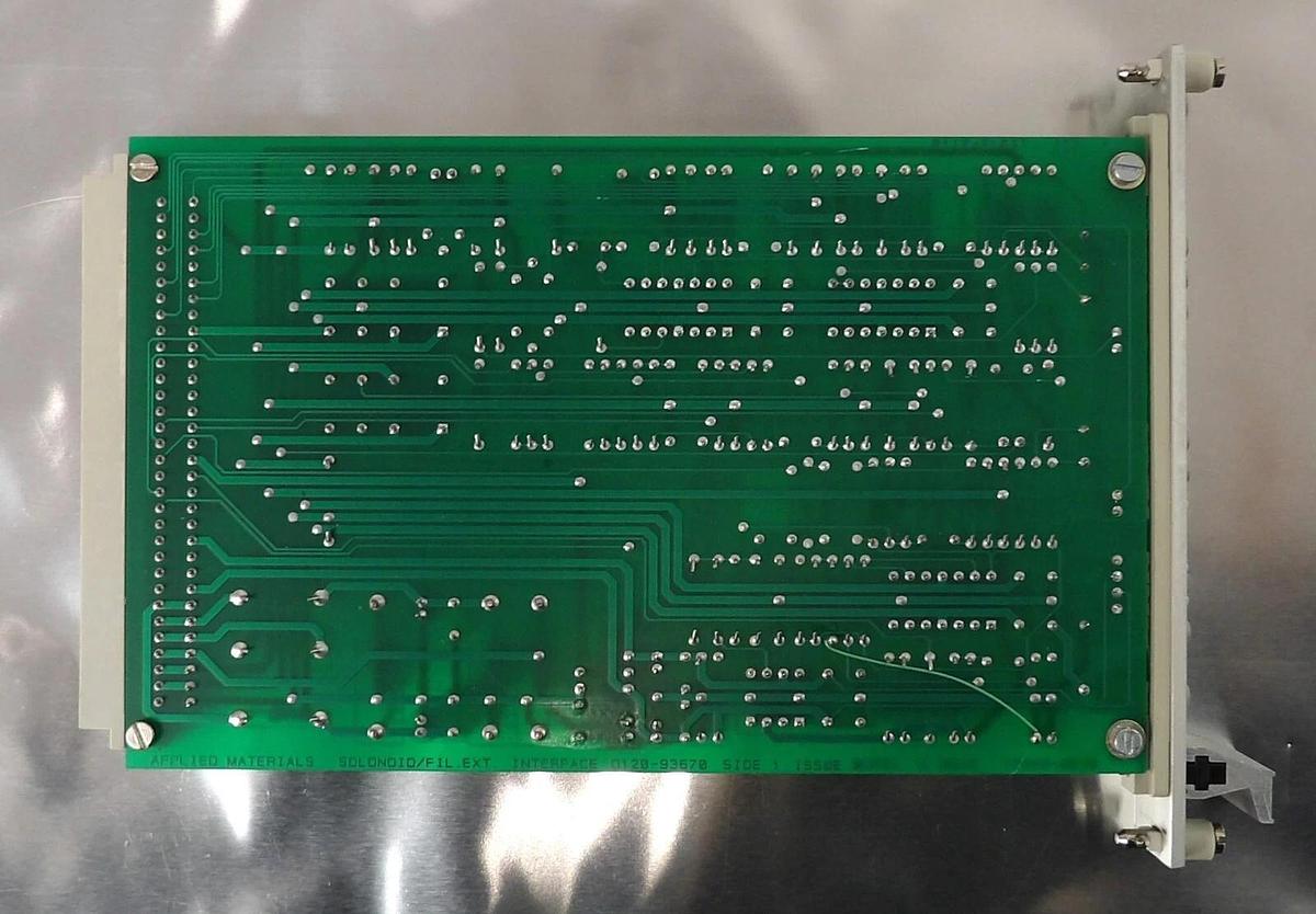 Used AMAT Applied Materials 0120-93670 Solonoid/Fil Ext Interface Working Surplus