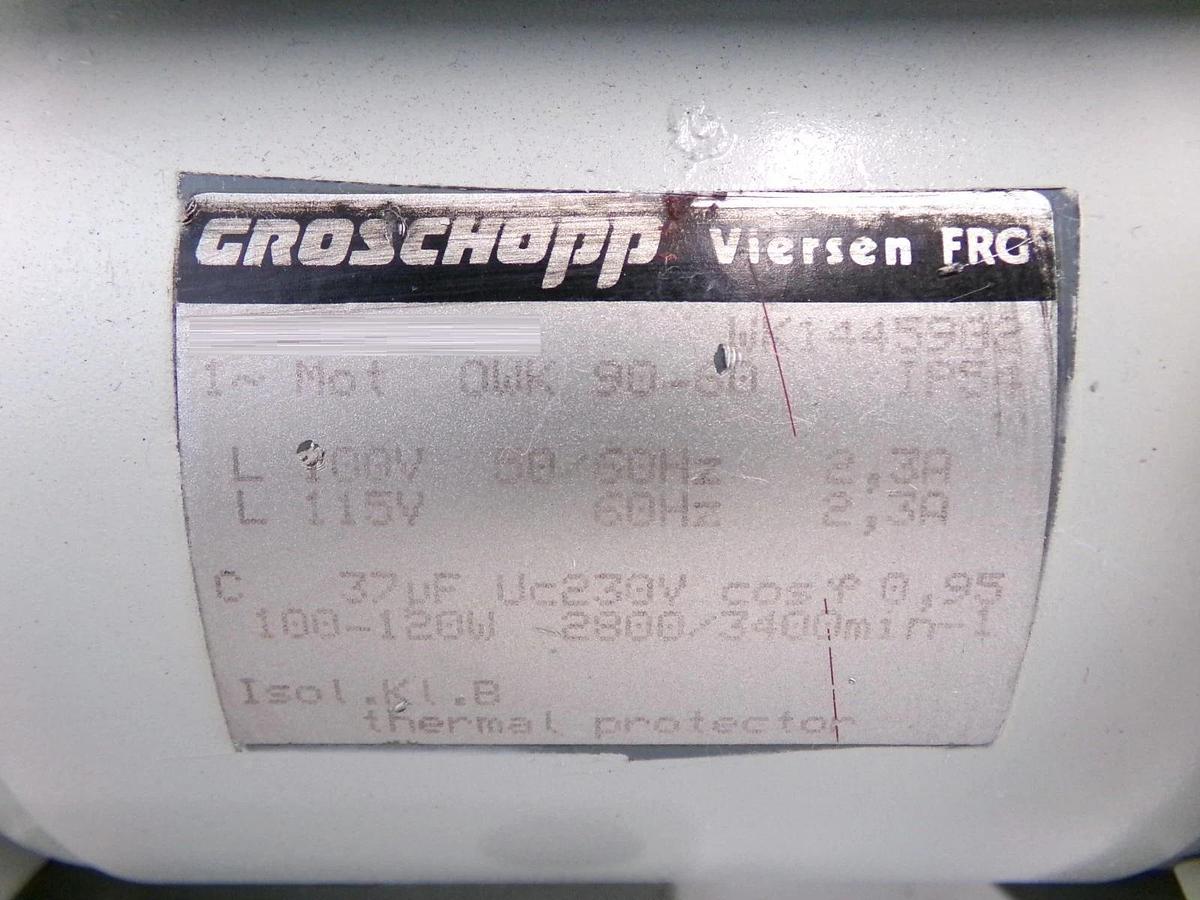 Used TRIVAC D16B Leybold 11227-1 Rotary Vane Vacuum Pump Working Surplus