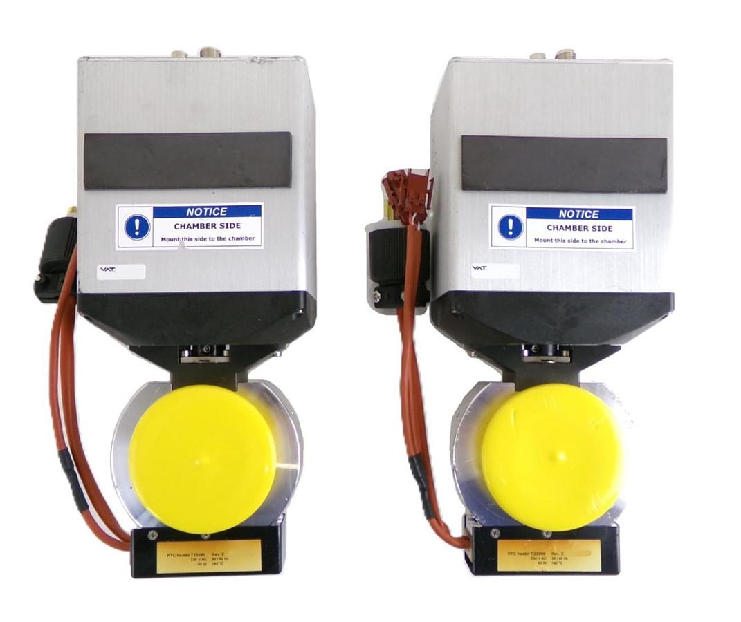 Used VAT 61234-KAGQ-BFT2 Butterfly Valve Control Series 612 Lot of 2 Working