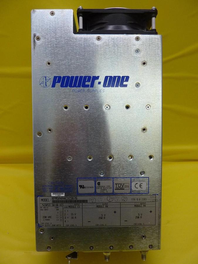 Used Power-One RPM5A4A4C1CS676 Triple Output Power Supply 2500W Used Working