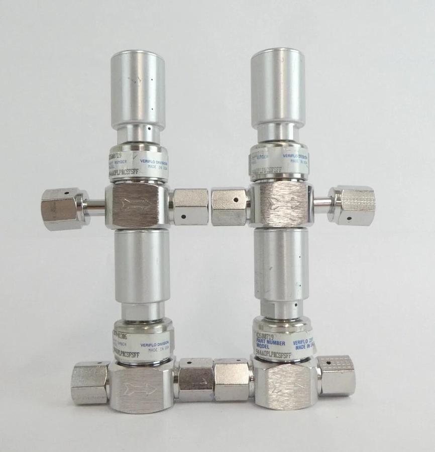Used Veriflo 944AOPLPNCSFSFF 945AOPLPNCSFSFF Diaphragm Valve Lot of 13 Working