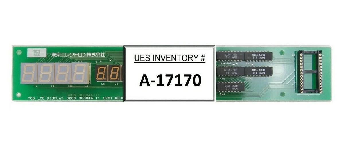 Used TEL Tokyo Electron 3281-000044-12 LCD Display PCB P-8 Display Panel Working