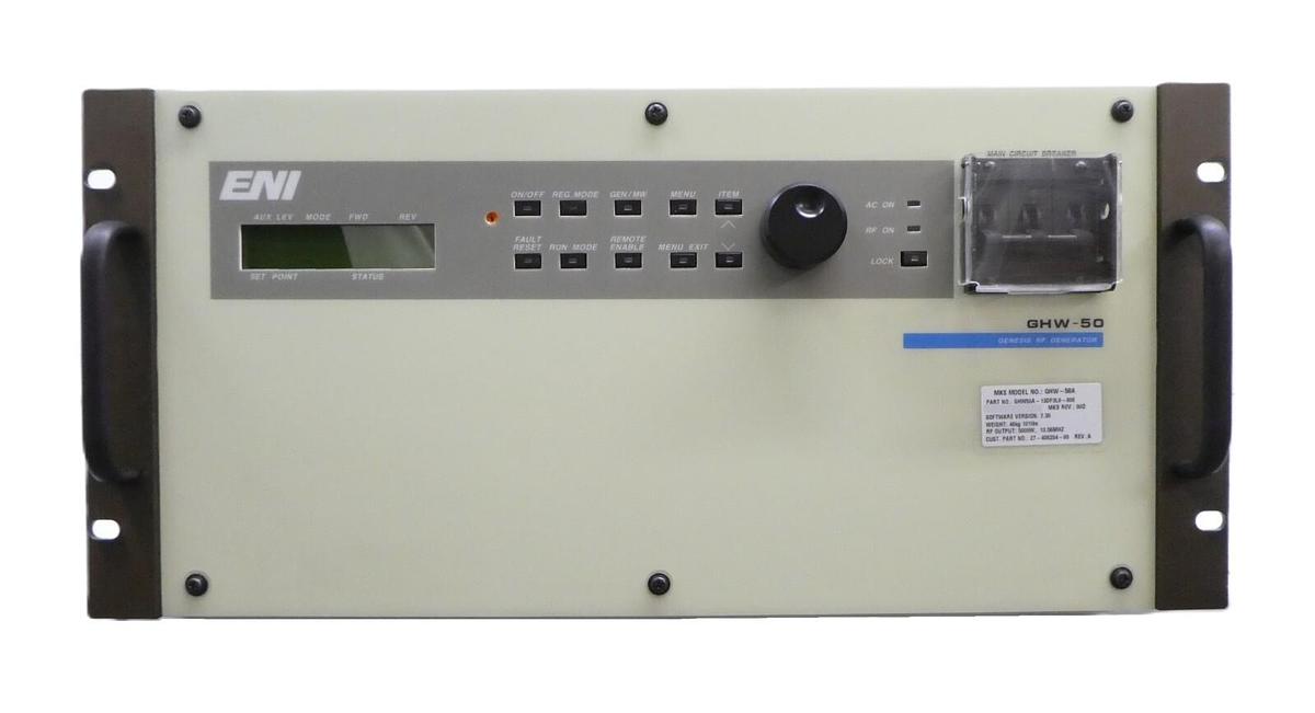 Used GENESIS GHW-50A ENI GHW50A-13DF3L0-006 RF Generator MKS Novellus 27-406204-00