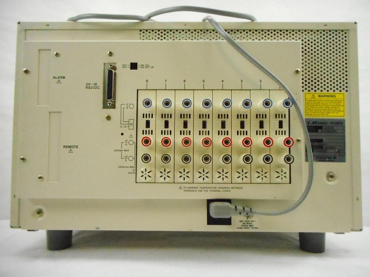 Used Yokogawa 370186-B-0/RS232C Data Acquisition Multiple Pen Recorder LR-8100E Spare