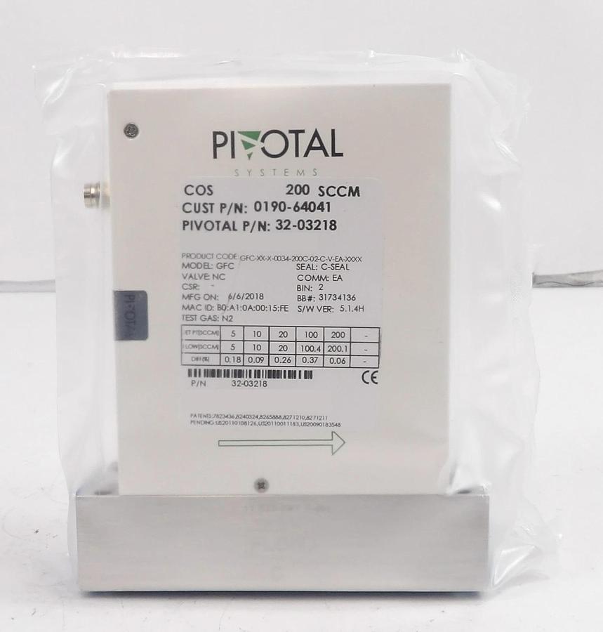Used Pivotal Systems 32-03218 Mass Flow Controller MFC AMAT 0190-64041 Lot of 5 New