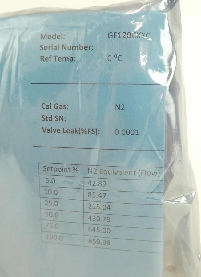Brooks Instrument GF120C-915470 Mass Flow Controller MFC 200 SCCM SiH4 New