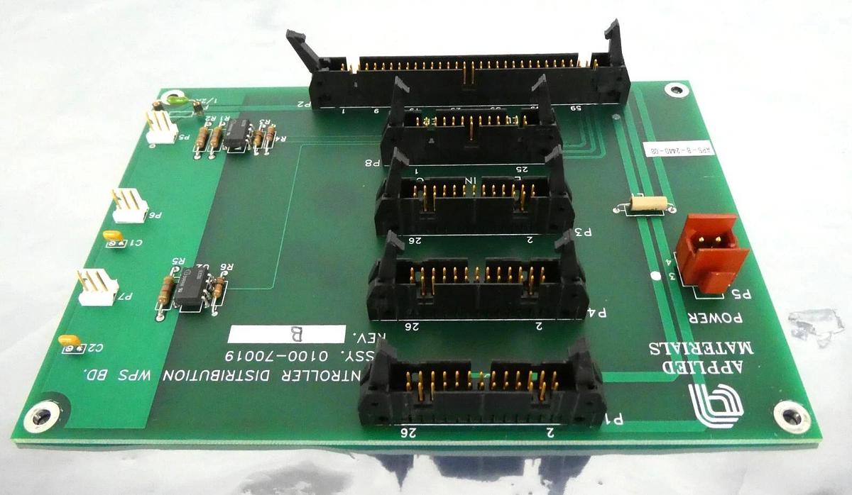 Used AMAT Applied Materials 0100-70019 Controller Distribution PCB Lot of 2 Working