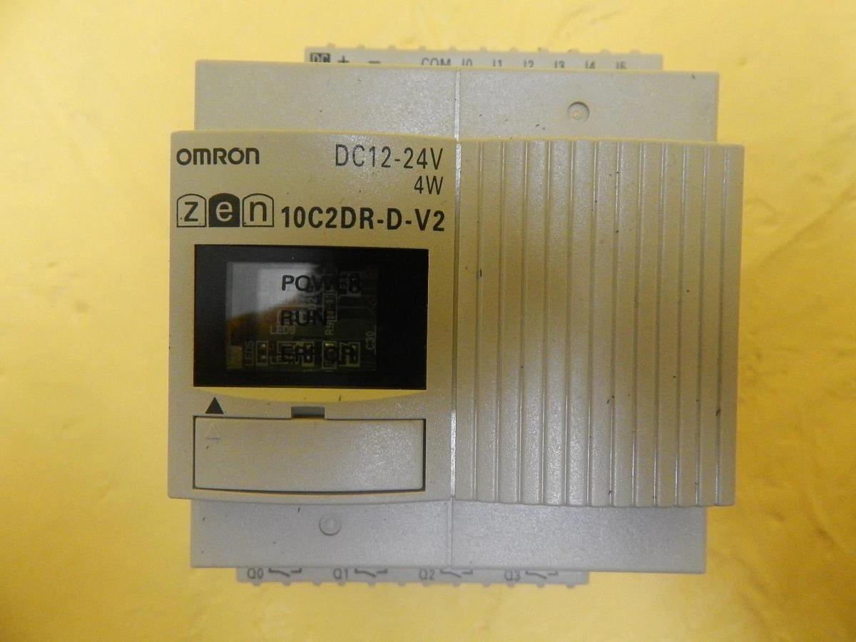 Used Omron ZEN-10C2DR-D-V2 PLC CPU Unit Lot of 2 TEL Tokyo Electron PR300Z Used