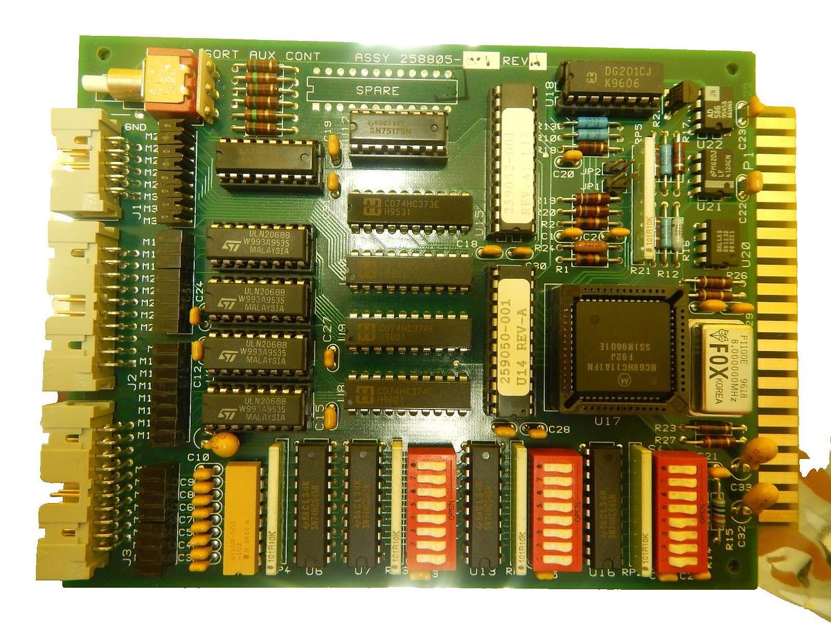 Used Electroglas 258805-001 Cold Sort AUX CONT PCB Card 4085X Horizon Used Working