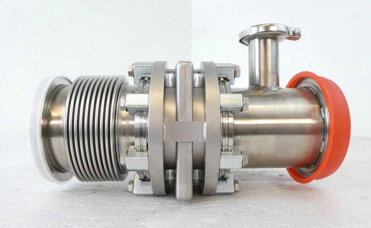 VAT Edwards B90000220 BGV Manual Gate Valve ISO-F 100 W/Bellow New Surplus