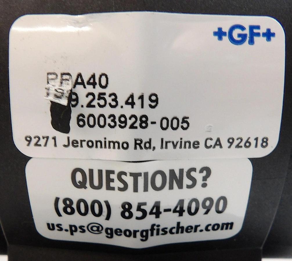+GF+ Georg Fischer 199.253.419 Pneumatically Actuated Ball Valve PPA40 New