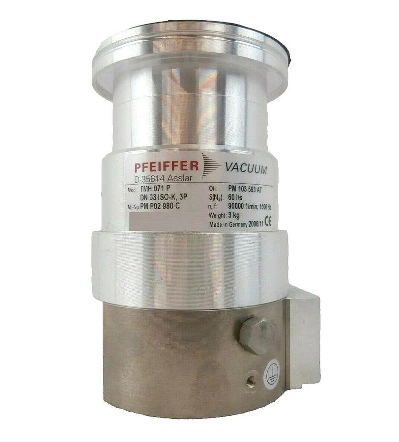 Used TMH 071 P Pfeiffer Vacuum PM P02 980 C Turbomolecular Pump Turbo Working Surplus