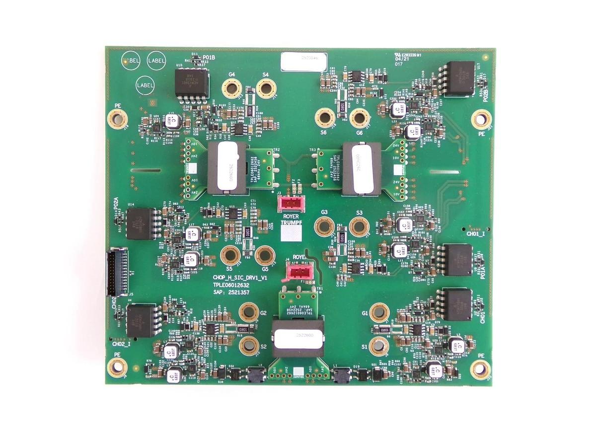Used Trumpf Huttinger 2523046 PCB CHOP H SIC DRV1 V1 TruPlasma Lot of 3 Working