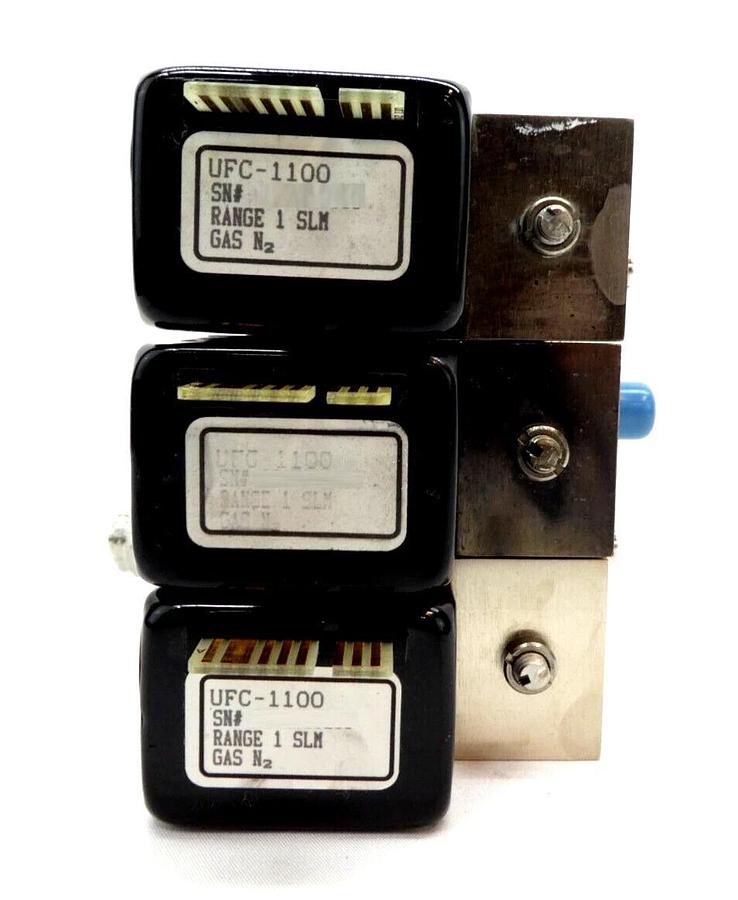 Used UNIT Instruments UFC-1100 Mass Flow Controller MFC N2 O2 Reseller Lot of 23