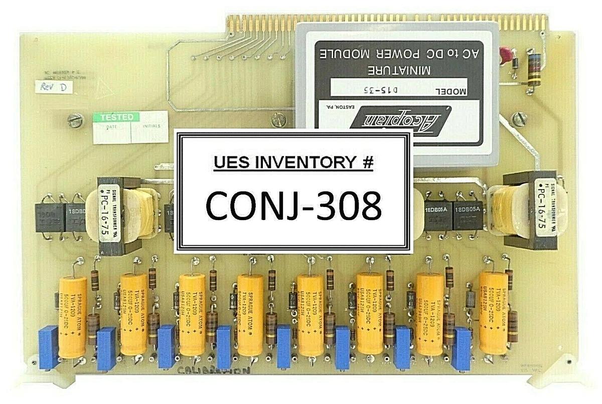 Used Varian Semiconductor VSEA D-F3104001 TC Heater Power Supply PCB Rev. D Working