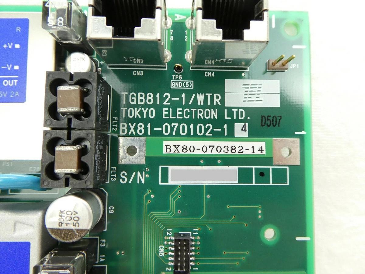 Used TEL Tokyo Electron BX81-070102-14 Board PCB TGB12-1/WTR Trias System Working