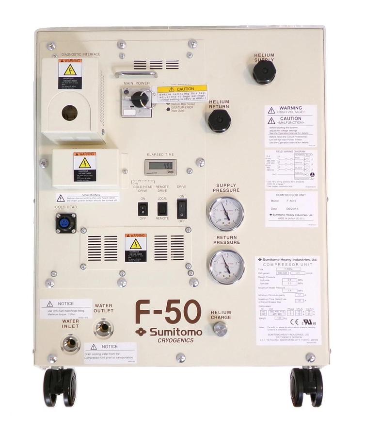 Sumitomo Heavy Industries F-50Hw Cryogenics Compressor Unit F-50 New Surplus