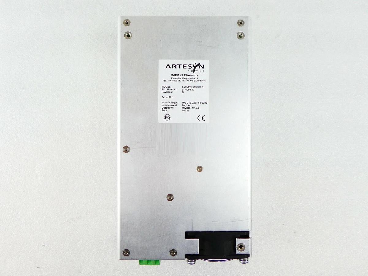 Used Artesyn 91.0003.13 SMP/PF Power Supply SMP/PF7559/9092 Working Surplus