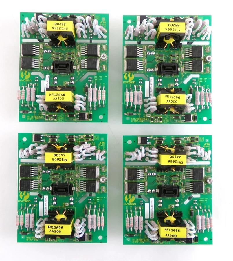 Used Kyosan Electric AR12666PA020C PCB HFAMP-DRV Reseller Lot of 8 Working Surplus