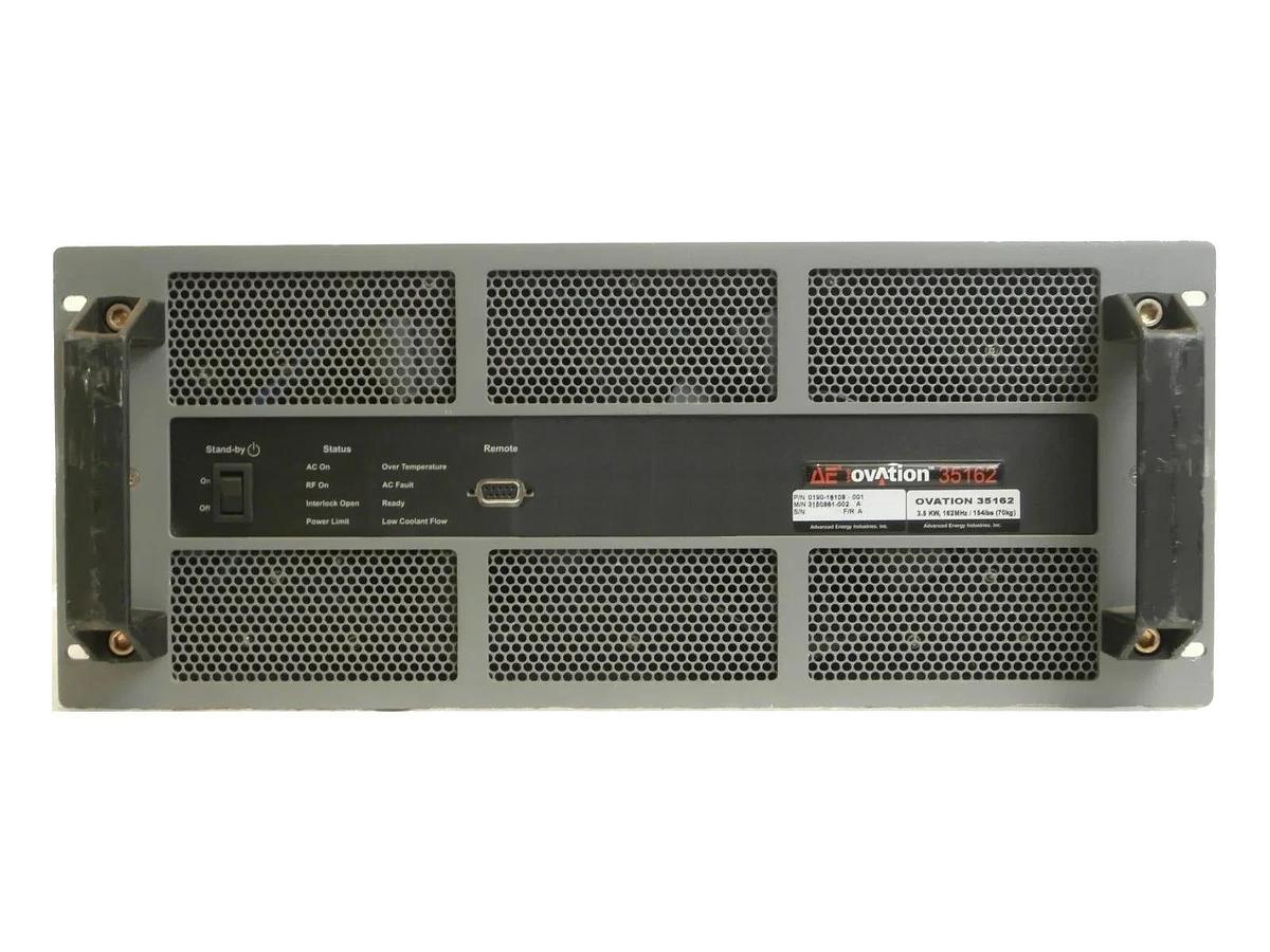 Used VHF Ovation 35162 AE Advanced Energy 0190-16109 RF Generator AMAT Tested Working