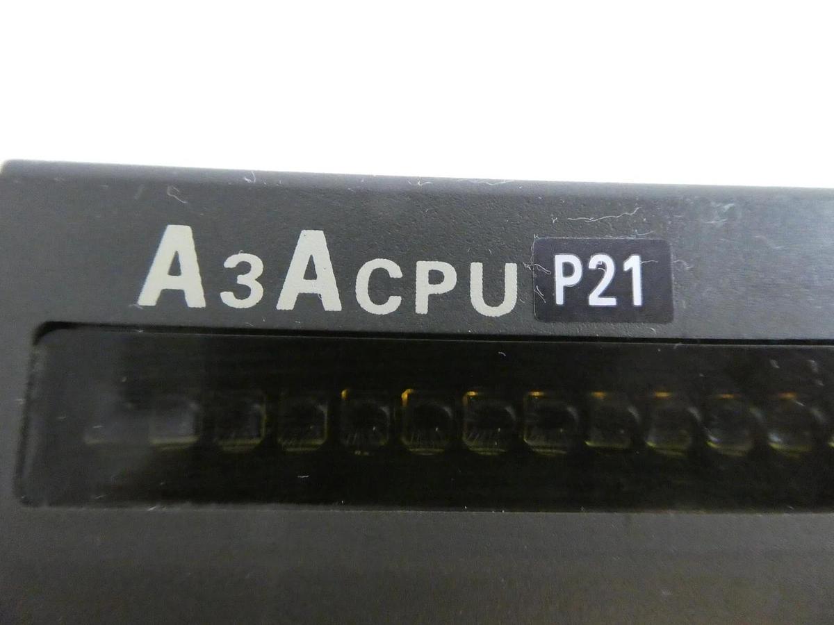 Used Mitsubishi A3ACPU Programmable Controller CPU Rack Melsec Lot of 2 Working