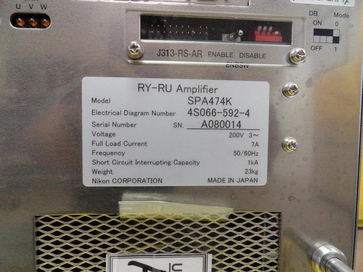 Used Nikon 4S066-592-4 RY-RU Amplifier Module SPA474K 4S013-684-1 NSR Series Working
