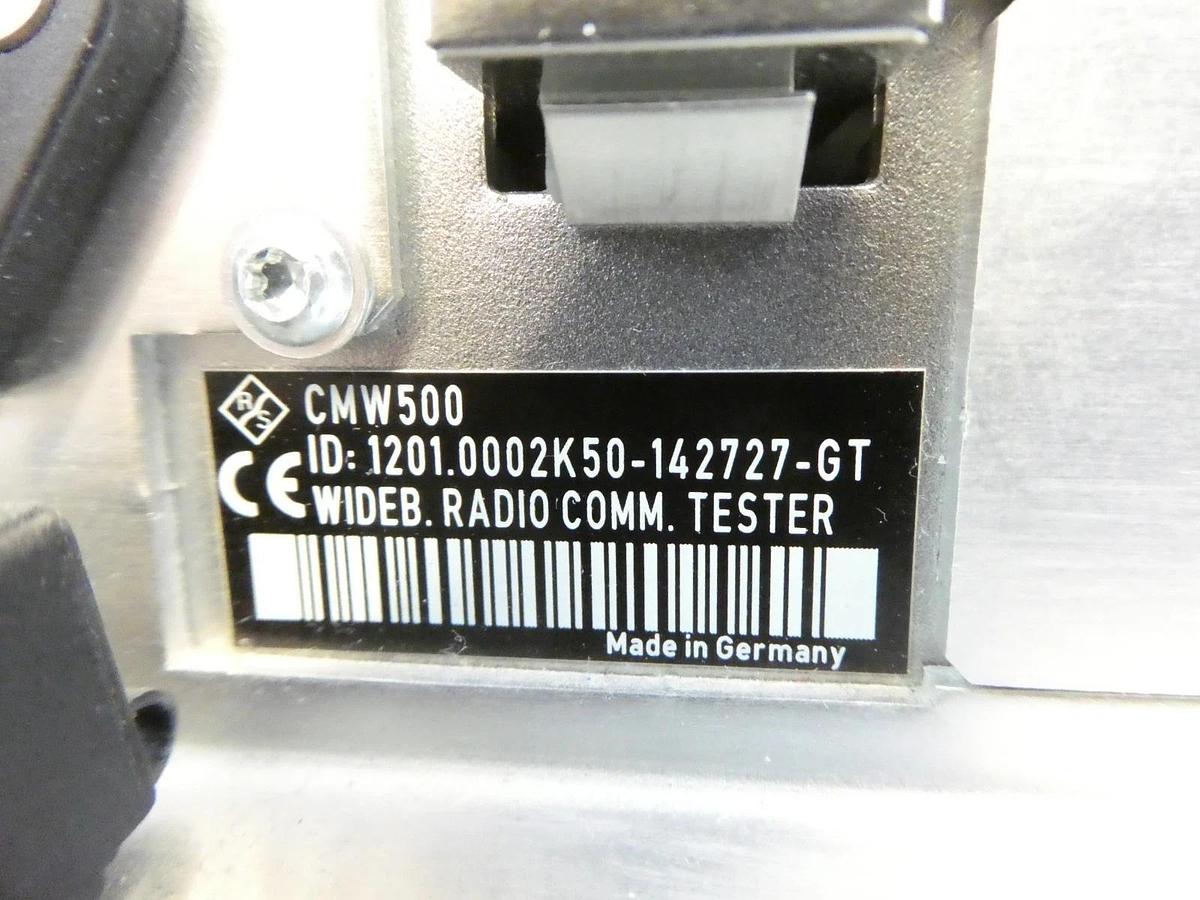 Used Rohde & Schwarz 1201.0002K50 Wideband Radio Comm Tester CMW 500 V 3.5.10 Split
