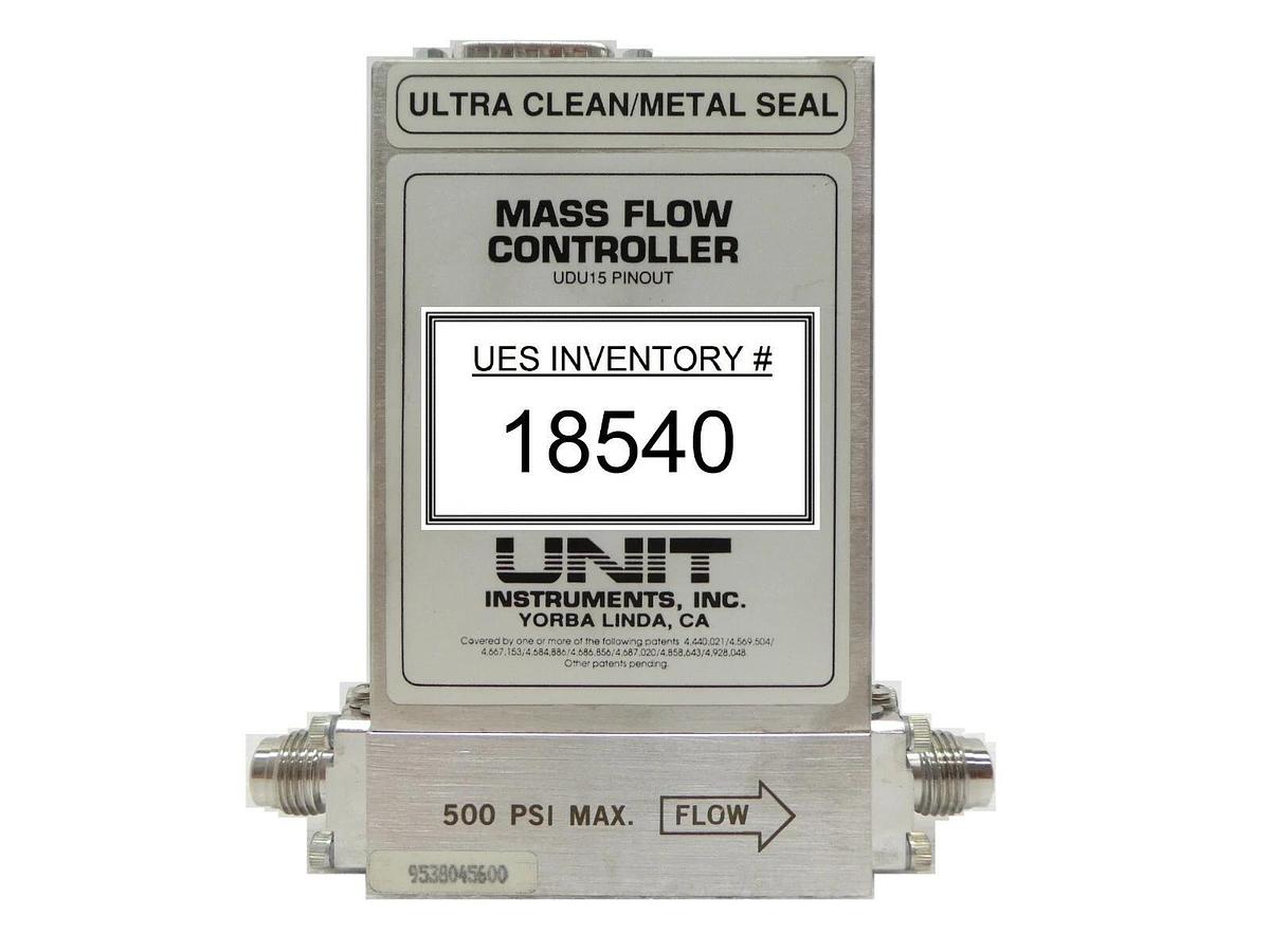 Used UNIT Instruments UFC-8160 Mass Flow Controller MFC 1 SLM O2 Working Spare