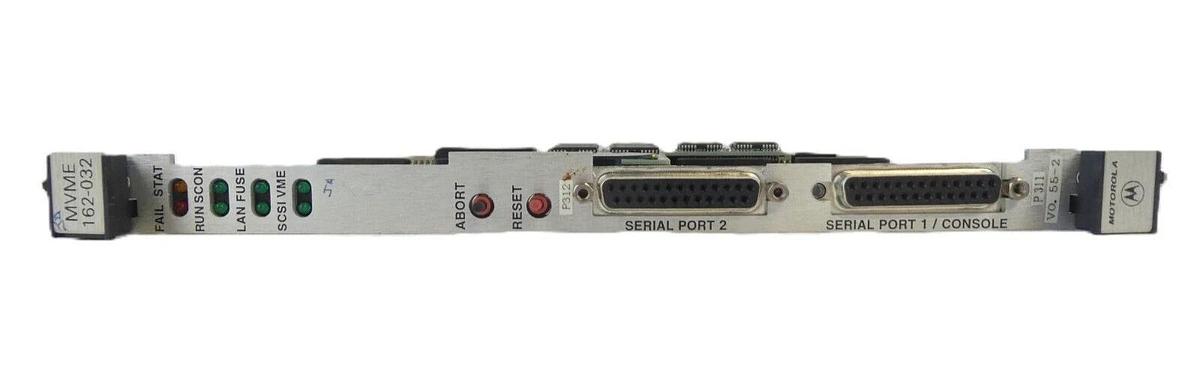 Used Motorola 01-W3884B18F PCB Card MVME 162-032 Working Surplus