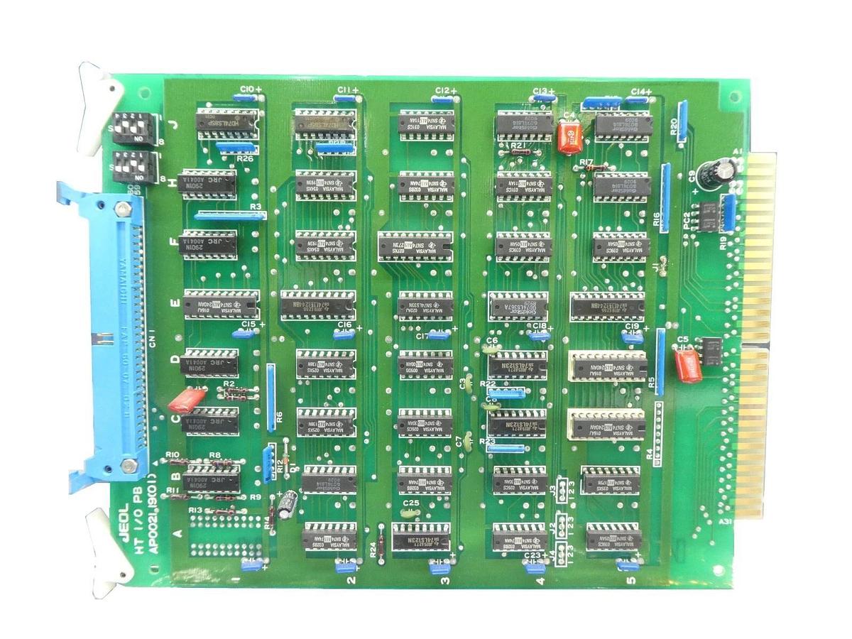 Used JEOL AP002119(01) I/O PCB Card HT I/O PB JSM-6300F SEM Working Surplus